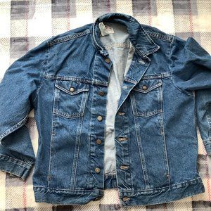 Vintage Wrangler Rugged Denin Jeans Jacket Large button down 90s